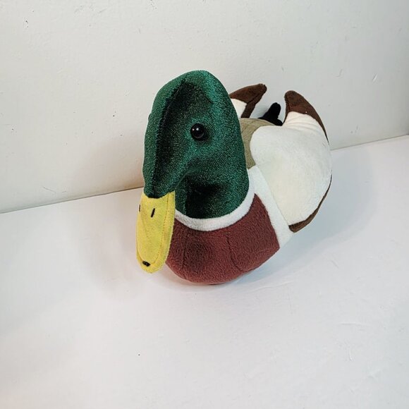 Vtg Smithsonian Institution Realistic MALLARD DUCK Plush Stuffed Toy - Picture 1 of 6